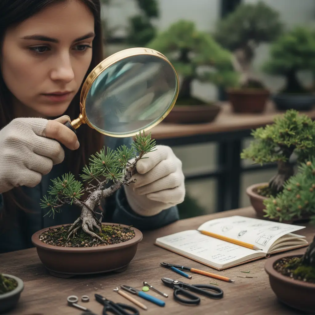 Regular bonsai inspection