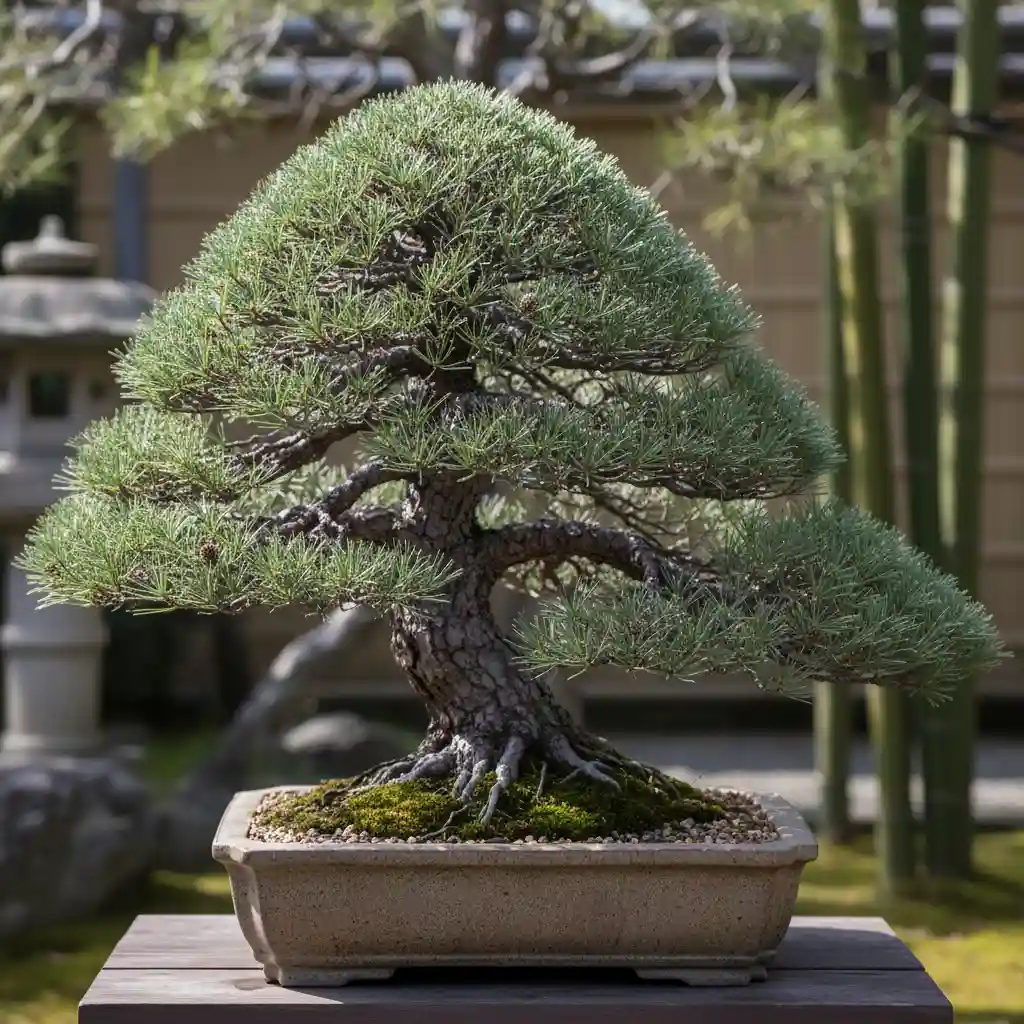 Majestic, perfectly shaped bonsai tree