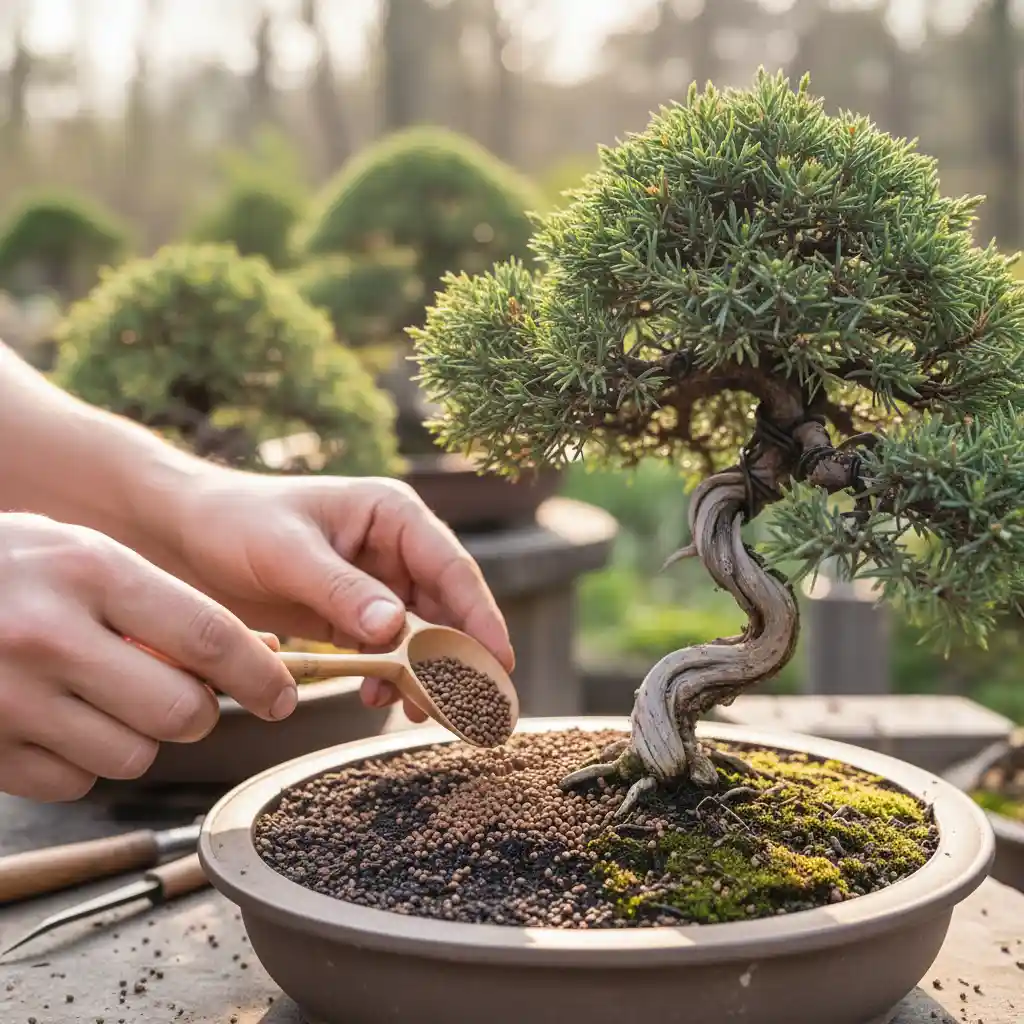Fertilizing juniper bonsai