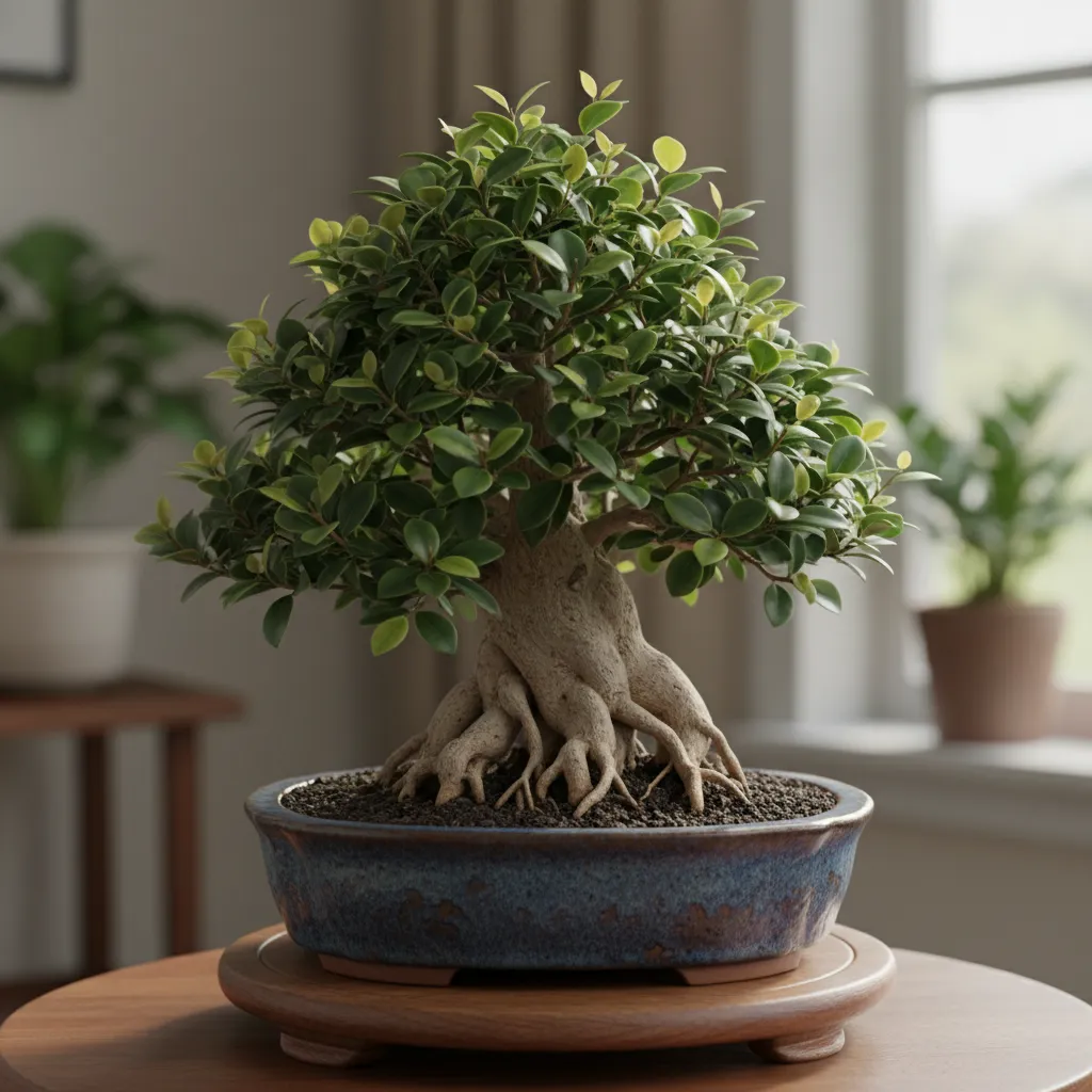 Ficus Bonsai Care Guide - A close-up of a Ficu